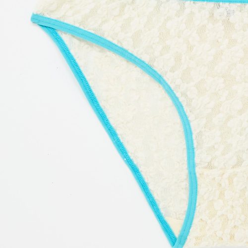 Baserange CottonLaceMusialPant Undyed Turquoise Oroboro 2