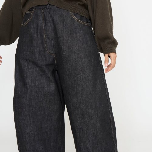 Cordera DenimCurvedPant Black Oroboro 3