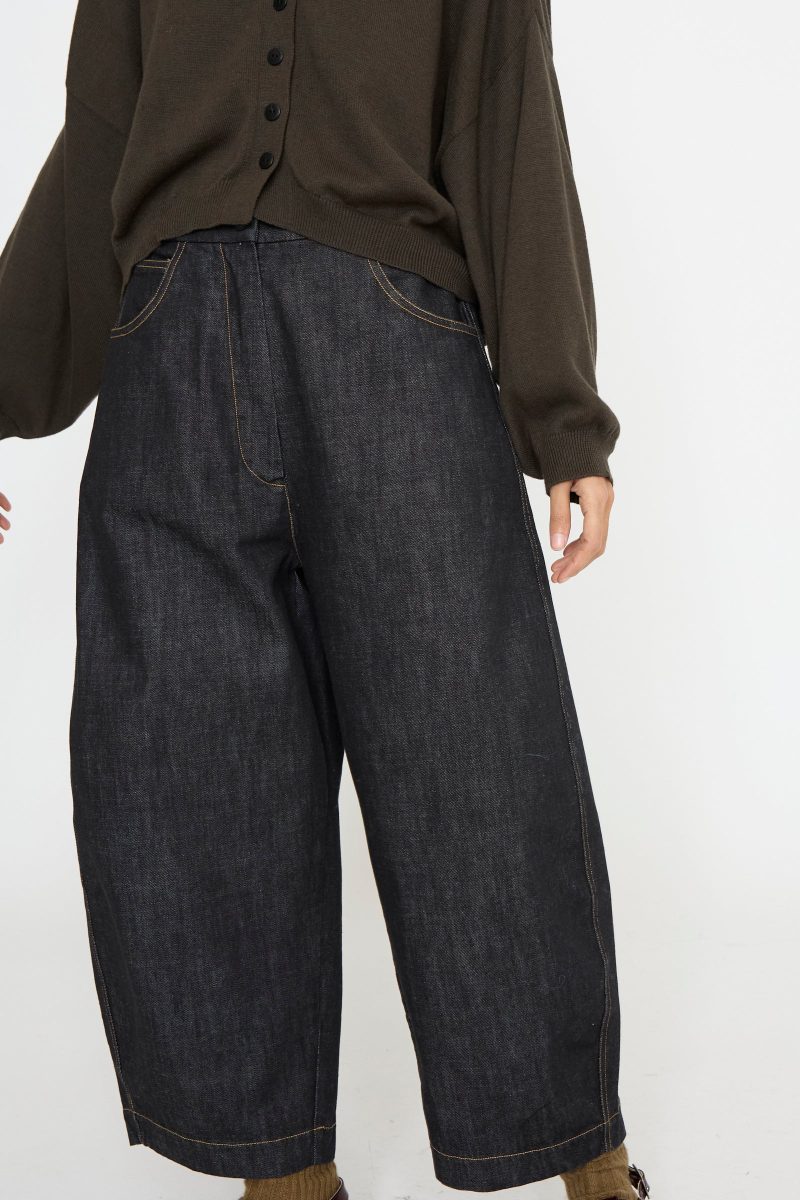 Cordera DenimCurvedPant Black Oroboro 3