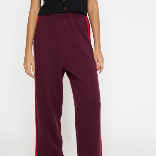 Cordera MerinoPerlePant Burgundy Oroboro 1