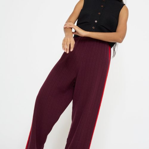 Cordera MerinoPerlePant Burgundy Oroboro 2