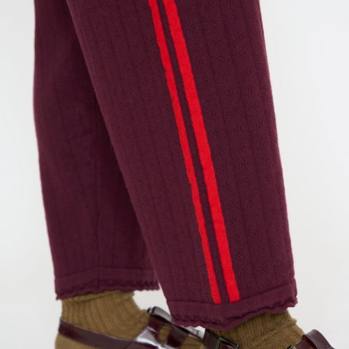 Cordera MerinoPerlePant Burgundy Oroboro 4