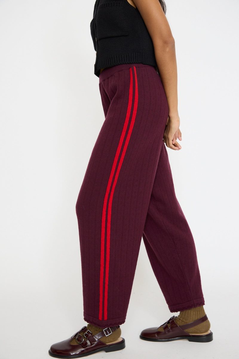 Cordera MerinoPerlePant Burgundy Oroboro 5