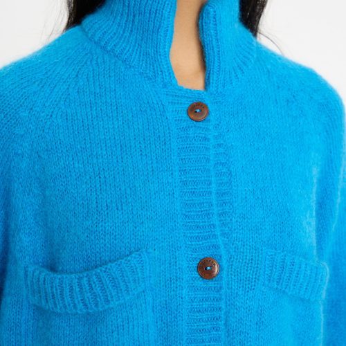 Cordera Mohair BabyAlpacaPoloJacket Ceruleo Oroboro 8