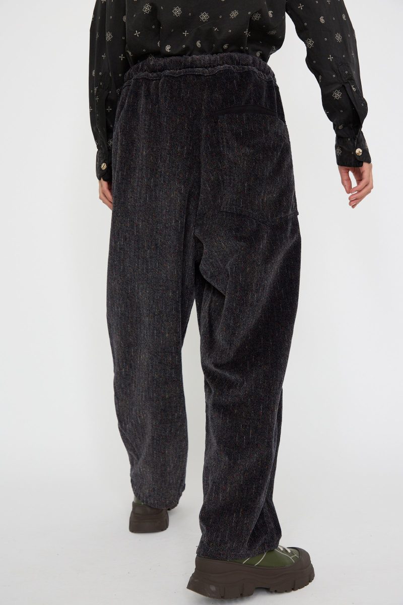 Dr.Collectors P43KyotoCorduroyJapaneseDobbyTweedPant Black Oroboro 6