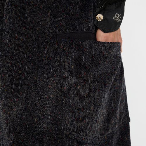 Dr.Collectors P43KyotoCorduroyJapaneseDobbyTweedPant Black Oroboro 7