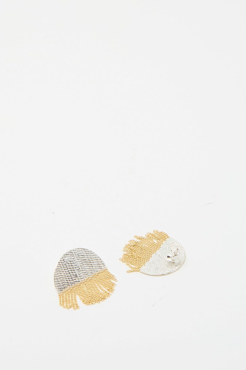 HannahKeefe HalfCircleStuds Brass Silver Oroboro 3