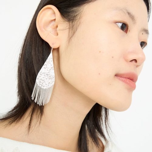 Hannah Keefe Drip Earrings in Silver Oroboro 1 13d56ce6 5f88 4892 a1ff 202b9c50498e