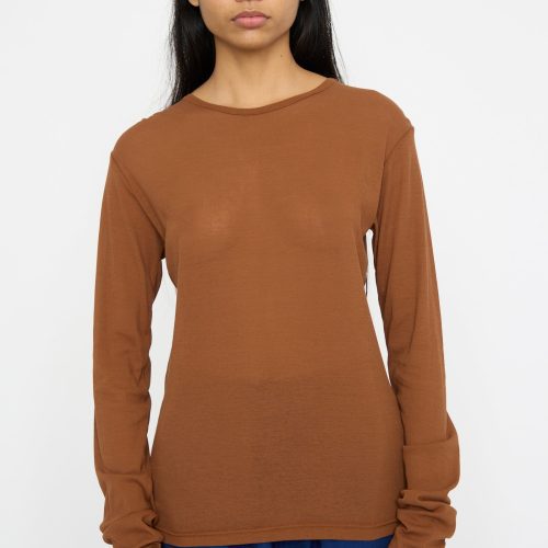 IchiAntiquites RibJerseyCrewneck Camel Oroboro 1