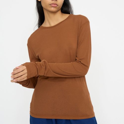 IchiAntiquites RibJerseyCrewneck Camel Oroboro 2