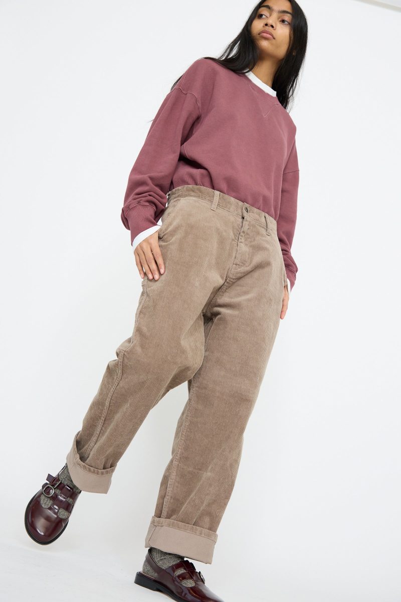 IchiAntiquites StretchCallCorduroyPants Mocha Oroboro 6