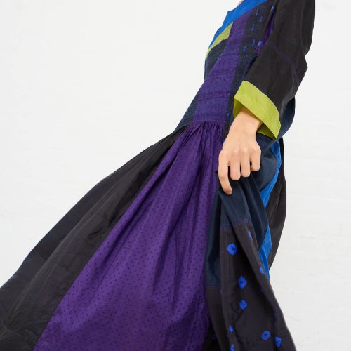 Injiri SilkDress PurpleBlackandBlue Oroboro 2