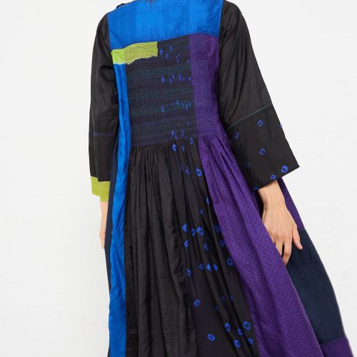 Injiri SilkDress PurpleBlackandBlue Oroboro 5