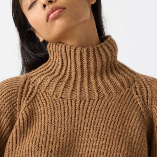 Jan JanVanEssche CamelWoolKnit68Sweater Natural Oroboro 01