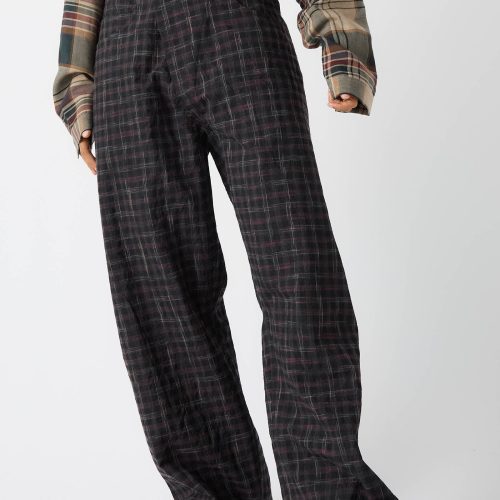 Jan JanVanEssche TumbledWoolCheckTrouser78 Kasuri Oroboro 3