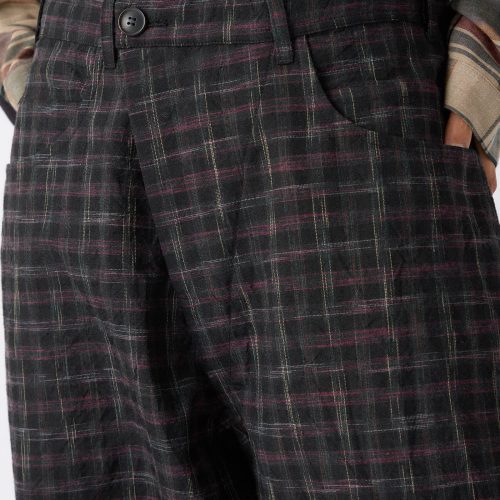 Jan JanVanEssche TumbledWoolCheckTrouser78 Kasuri Oroboro 5