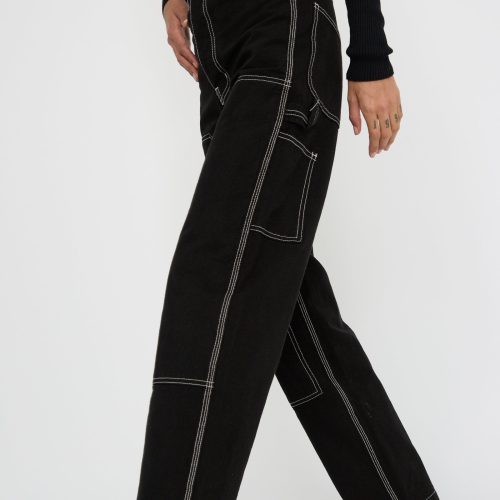 JesseKamm PatchfrontHandyPant Black NaturalStitching Oroboro 5