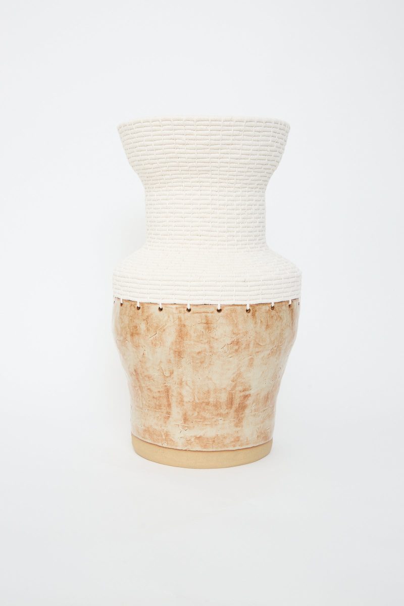 KarenTinney Vessel 760inWhiteandNatural Oroboro