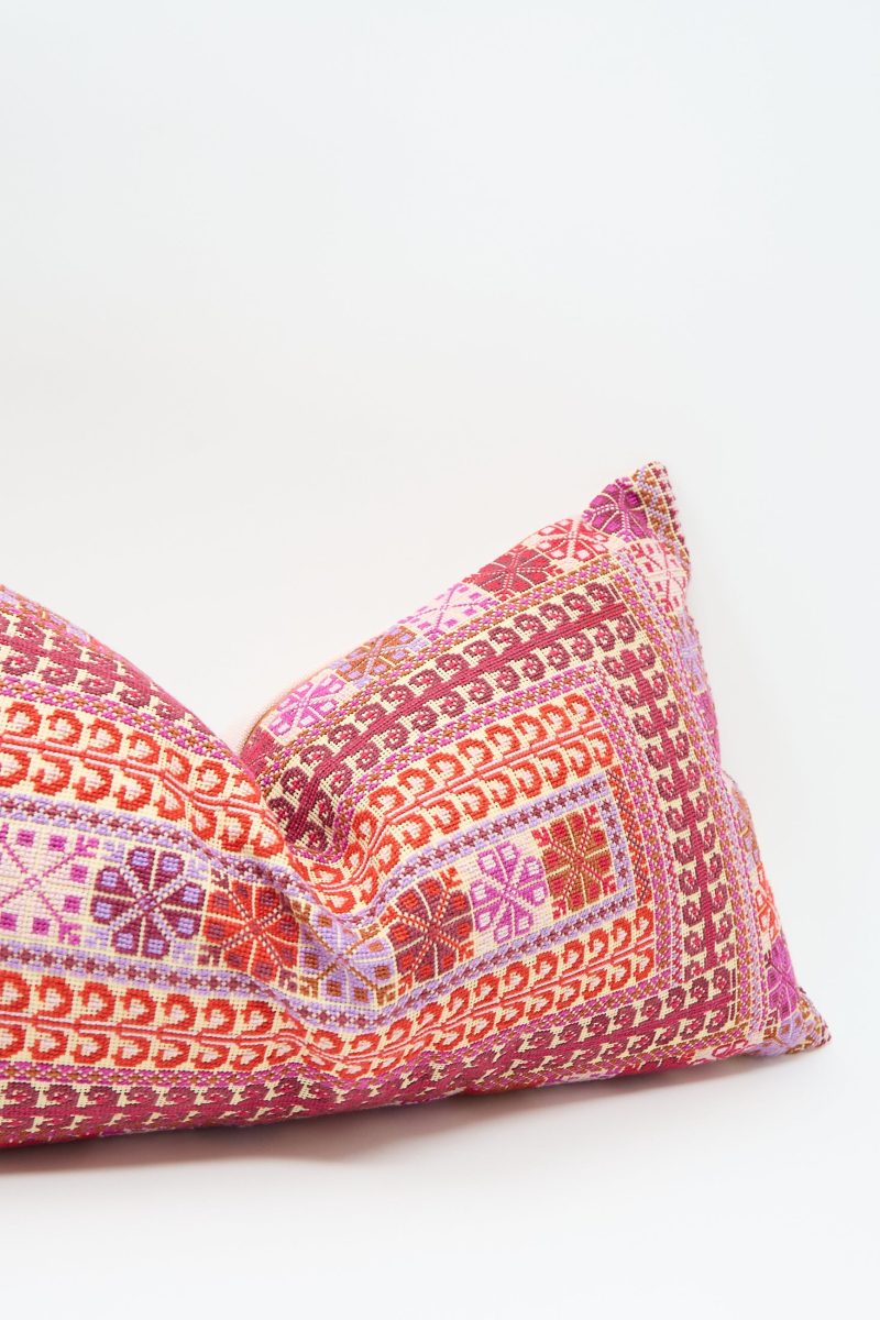 Kissweh YasminHandEmbroideredPillow Crimson Oroboro 3