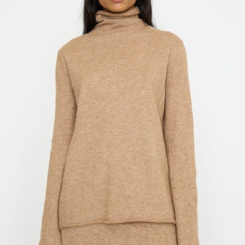 LaurenManoogian FunnelTurtleneck Camel Oroboro 1 3466be25 5a05 44ea 8b8a 6dc4969789f9