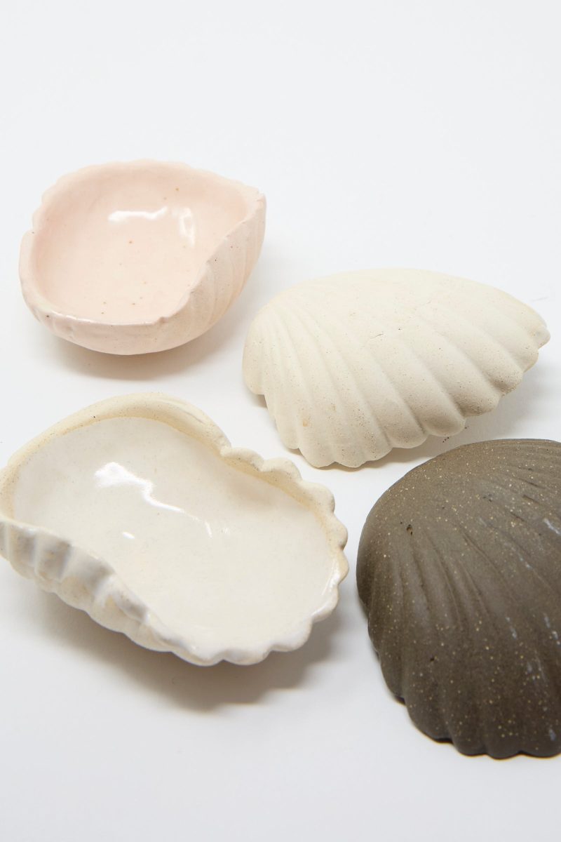 LostQuarry SmallCeramicShellDish Cream Oroboro 4