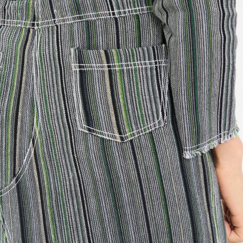 LunaDelPinal TelaDeRayaLoomWeaveJeanSkirt HumbugStripe Oroboro 5