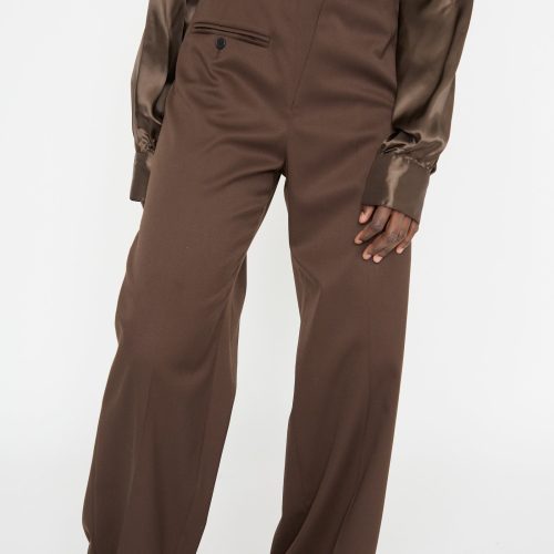 MM6 Pants DarkBrown Oroboro 1