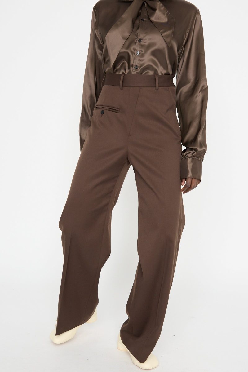 MM6 Pants DarkBrown Oroboro 2