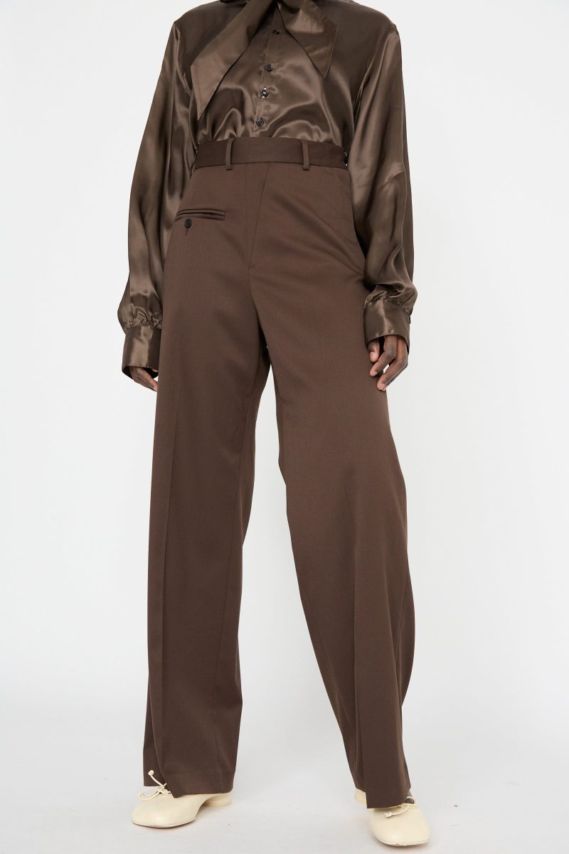 MM6 Pants DarkBrown Oroboro 3