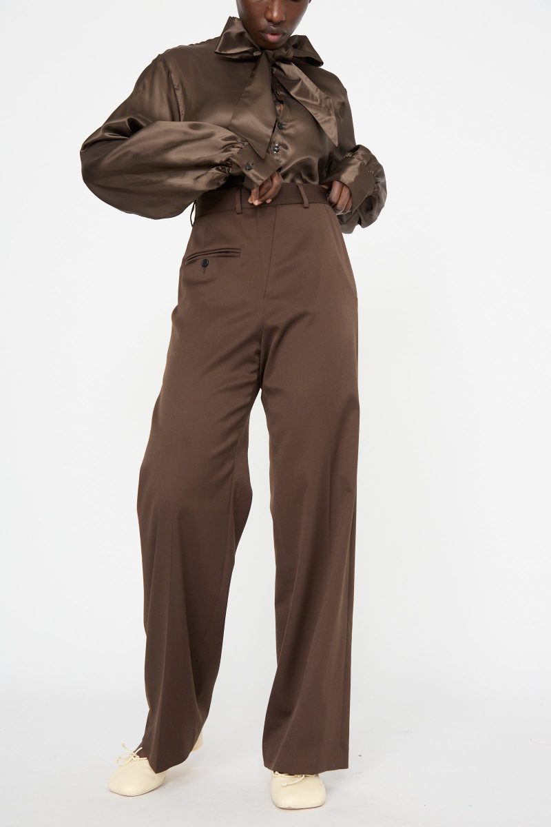 MM6 Pants DarkBrown Oroboro 4