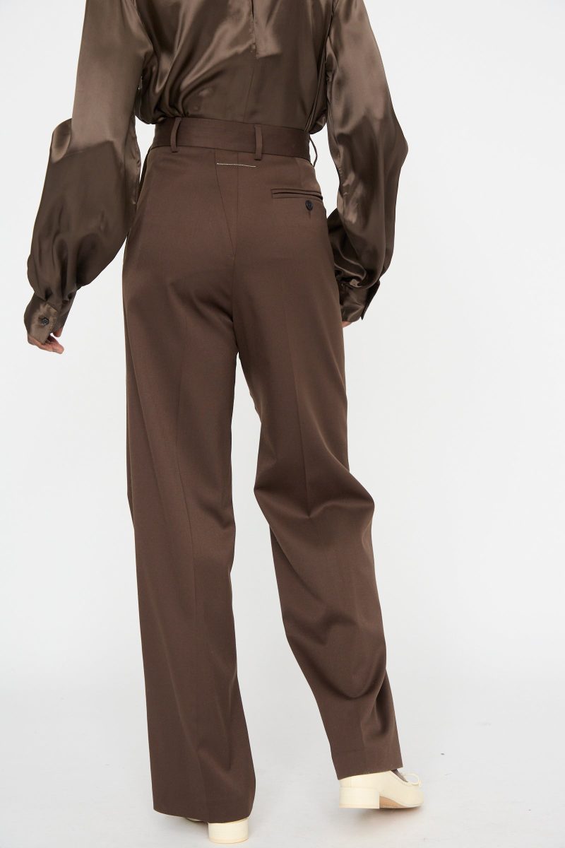 MM6 Pants DarkBrown Oroboro 7