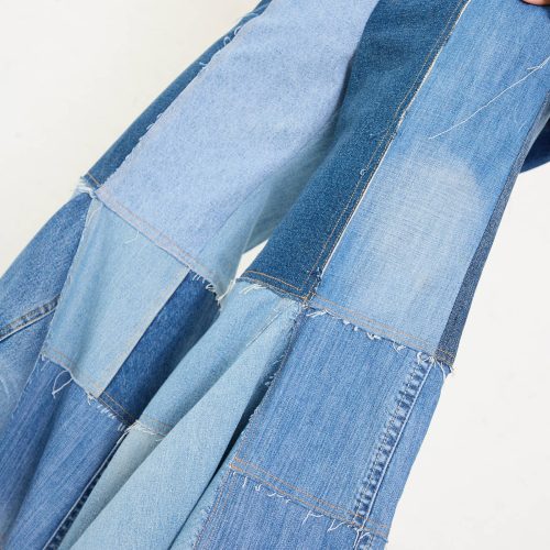 NiccoloPasqualetti SalvagedJeanPatchworkLengoTrouserinBlue Oroboro 4