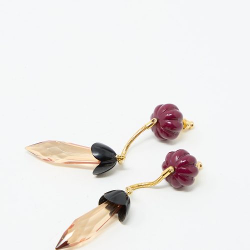 RachelComey Rosales Earring Plum Oroboro 2