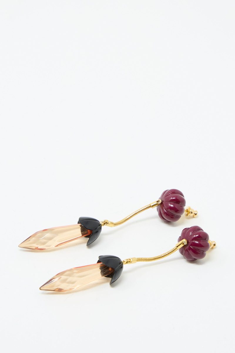 RachelComey Rosales Earring Plum Oroboro 3