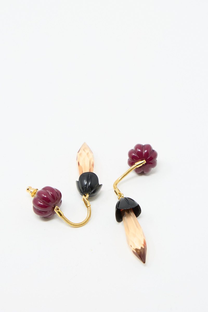 RachelComey Rosales Earring Plum Oroboro 4