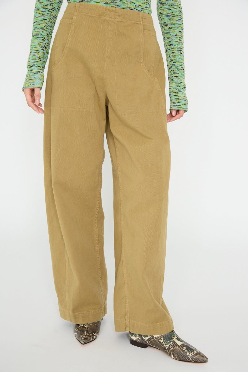 RachelComey TanyPant Olive Oroboro 1