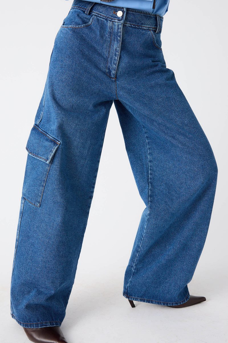 RejinaPyo OrganicCottonEmeryJeans DenimBlue Oroboro 1