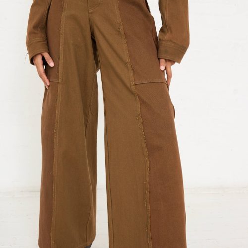 RenataBrenha UpcycledDenimCangacoTrouserinBrown Oroboro 6