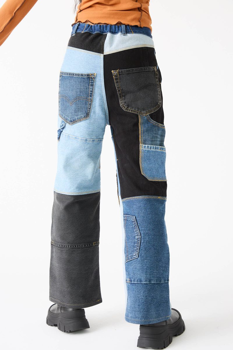 Wildrootz ReworkedJeans Blue BlackandGrey Oroboro 5