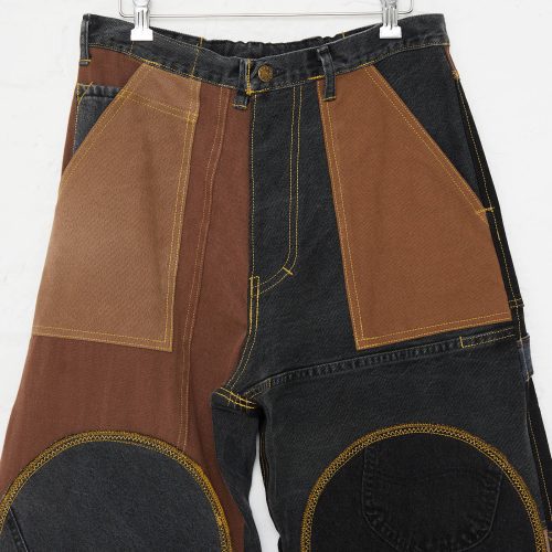 Wildrootz ReworkedJeansinBlackandBrownII Oroboro 2