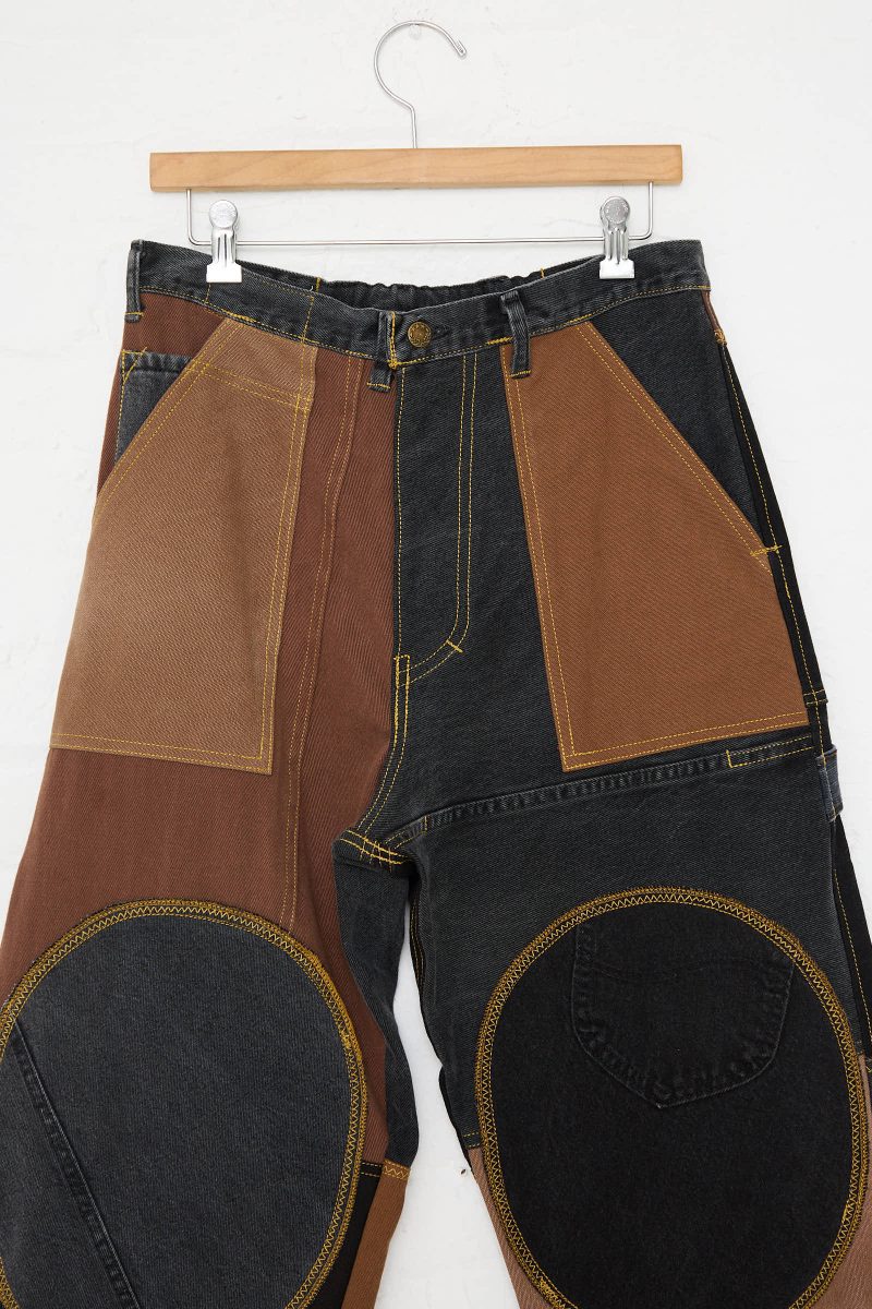 Wildrootz ReworkedJeansinBlackandBrownII Oroboro 2