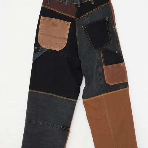 Wildrootz ReworkedJeansinBlackandBrownII Oroboro 3