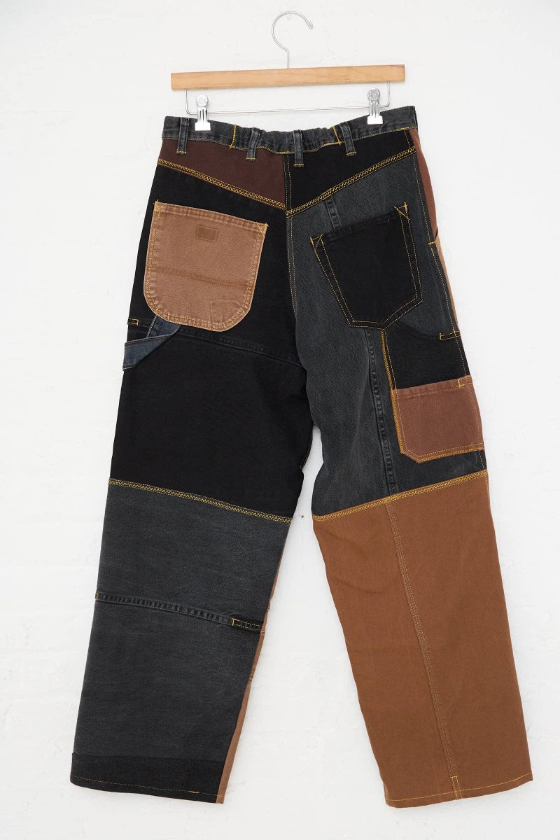 Wildrootz ReworkedJeansinBlackandBrownII Oroboro 3