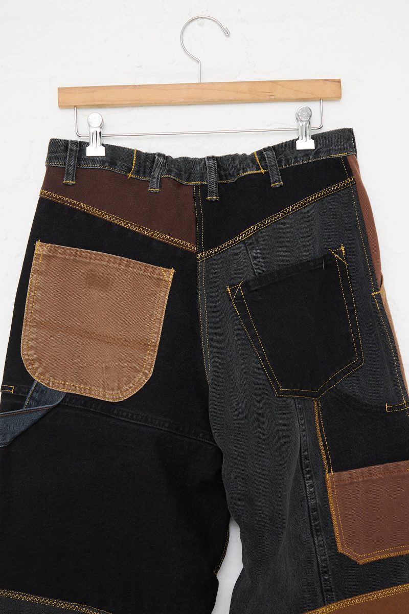 Wildrootz ReworkedJeansinBlackandBrownII Oroboro 4