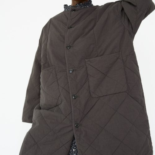 nestRobe UpcycleLinoReversibleQuiltedCoat InkBlack Oroboro 2